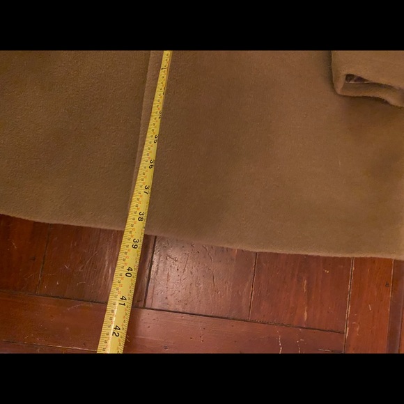 Saddlebred Camel Long Over Coat Wool Winter - Picture 5 of 7